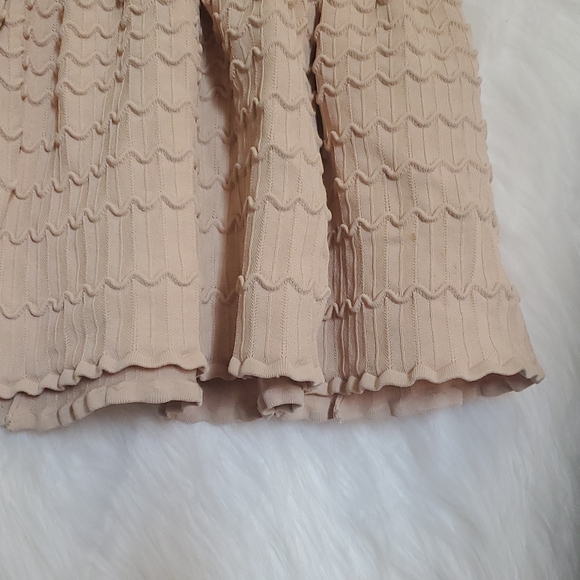 BCBGMaxzria Blush Light Pink Bandage Skater Mini Skirt - Size XS / S, 0 - Picture 4 of 4